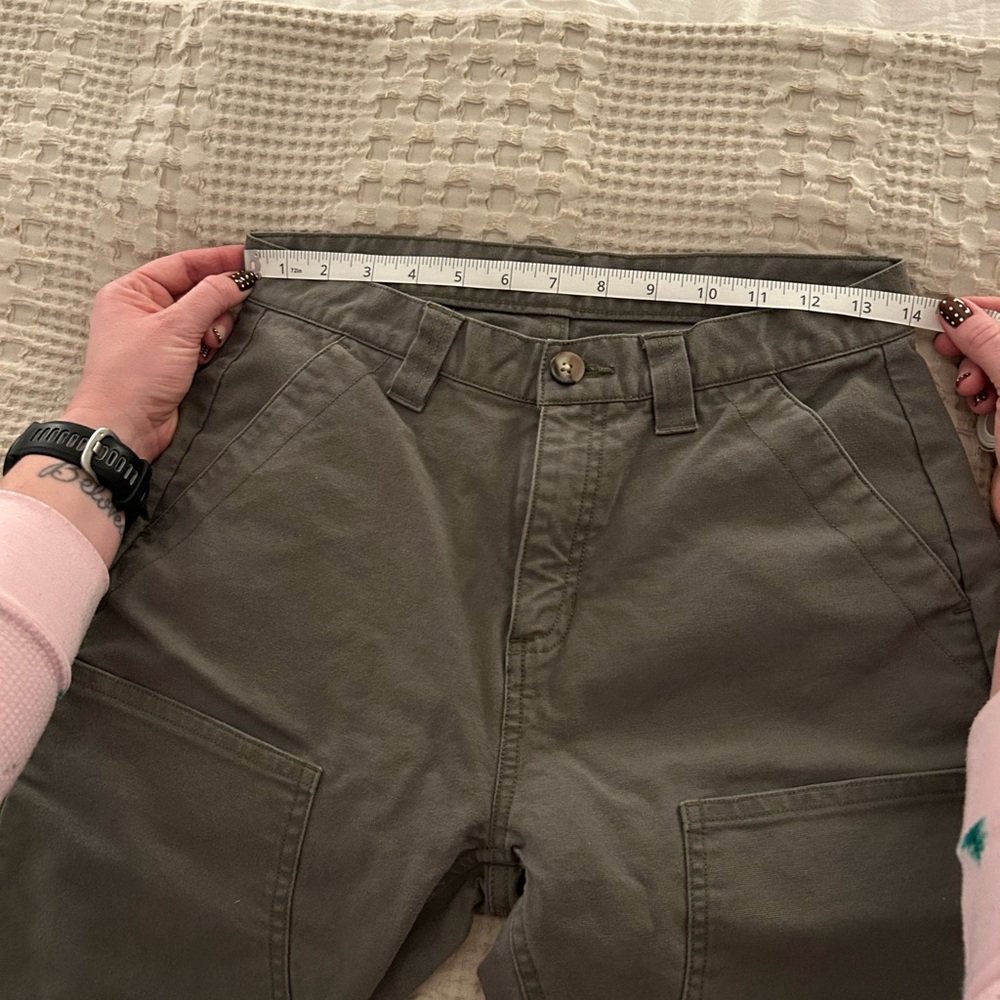 Kavu Women's Cargo Pants in Green - Picture 4 of 5